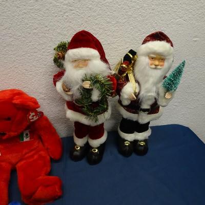 LOT 25. DOLLS AND LARGE TY PLUSH TOYS