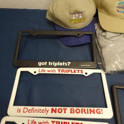 LOT 33. TRIPLET RELATED CLOTHING AND ITEMS