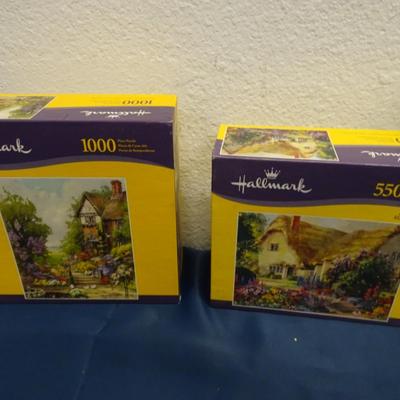 LOT 41. GLASS CHESS SET AND PUZZLES