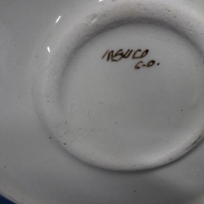 LOT 54.  PLATE  AND CUP SET
