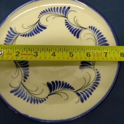LOT 54.  PLATE  AND CUP SET