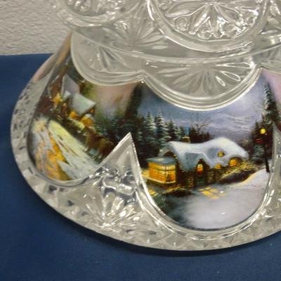 LOT 60. THOMAS KINKADE CRYSTAL REFLECTIONS HOLIDAY TREE