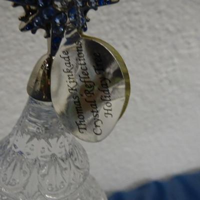LOT 60. THOMAS KINKADE CRYSTAL REFLECTIONS HOLIDAY TREE
