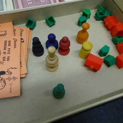 LOT 72. MONOPOLY  GAME AND BASEBALL ITEMS