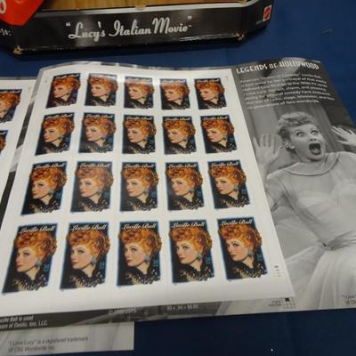 LOT 78.   I LOVE LUCY DOLLS AND LUCY STAMPS