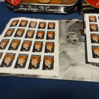 LOT 78.   I LOVE LUCY DOLLS AND LUCY STAMPS