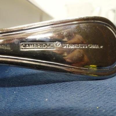LOT 84. FLATWARE AND HOME DECOR
