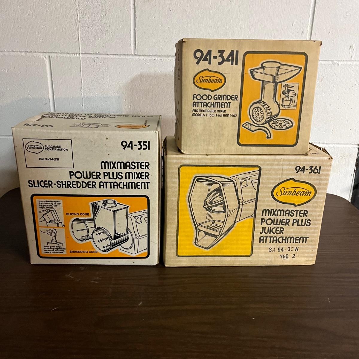 Sunbeam Mixmaster Attachments & Electric Percolator (BMG