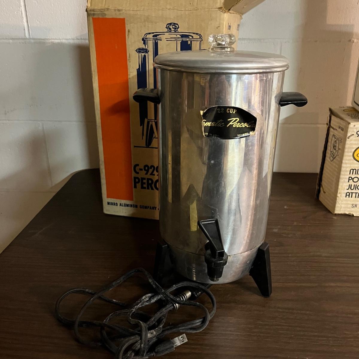 Sunbeam Mixmaster Attachments & Electric Percolator (BMG