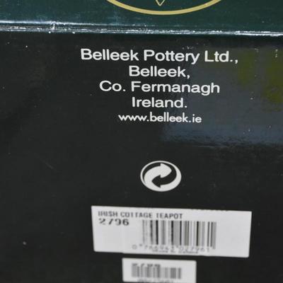 BELLEEK  Irish Cottage Teapot