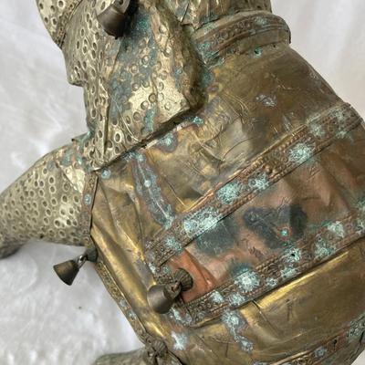 Uniquely Detailed Metal India Horse & Elephant  (D-NM)