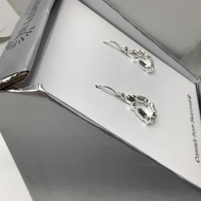 Swarovski Crystal Earrings. New in Box