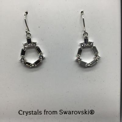 Swarovski Crystal Earrings. New in Box
