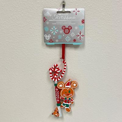 DISNEY ~ Sketchbook ~ Gingerbread Mickey Ornament