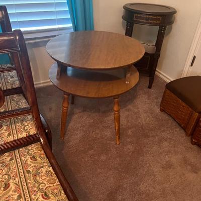 walnut side table 