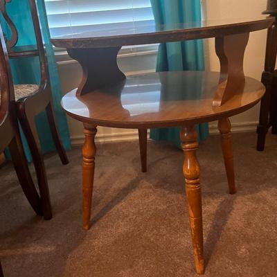 walnut side table 