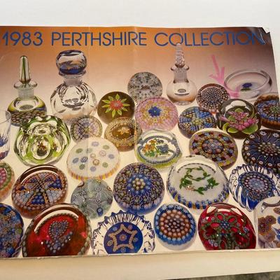 Lot 1 Vintage Perthshire Paperweight