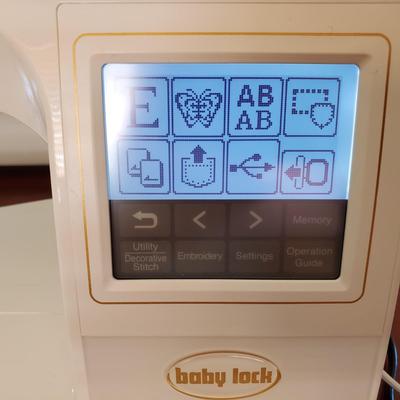 Baby Lock Ellure Embroidery Sewing Machine - NEW