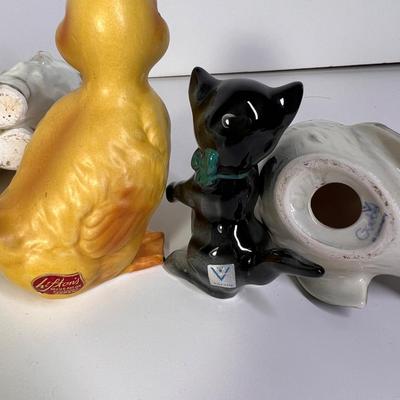 Mix Lot of 7 Porcelain Figurines Incl. Goebel, Lefton