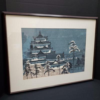 Blue Pagoda in Winter