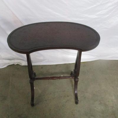 Vintage Kidney Shaped Solid Wood Table