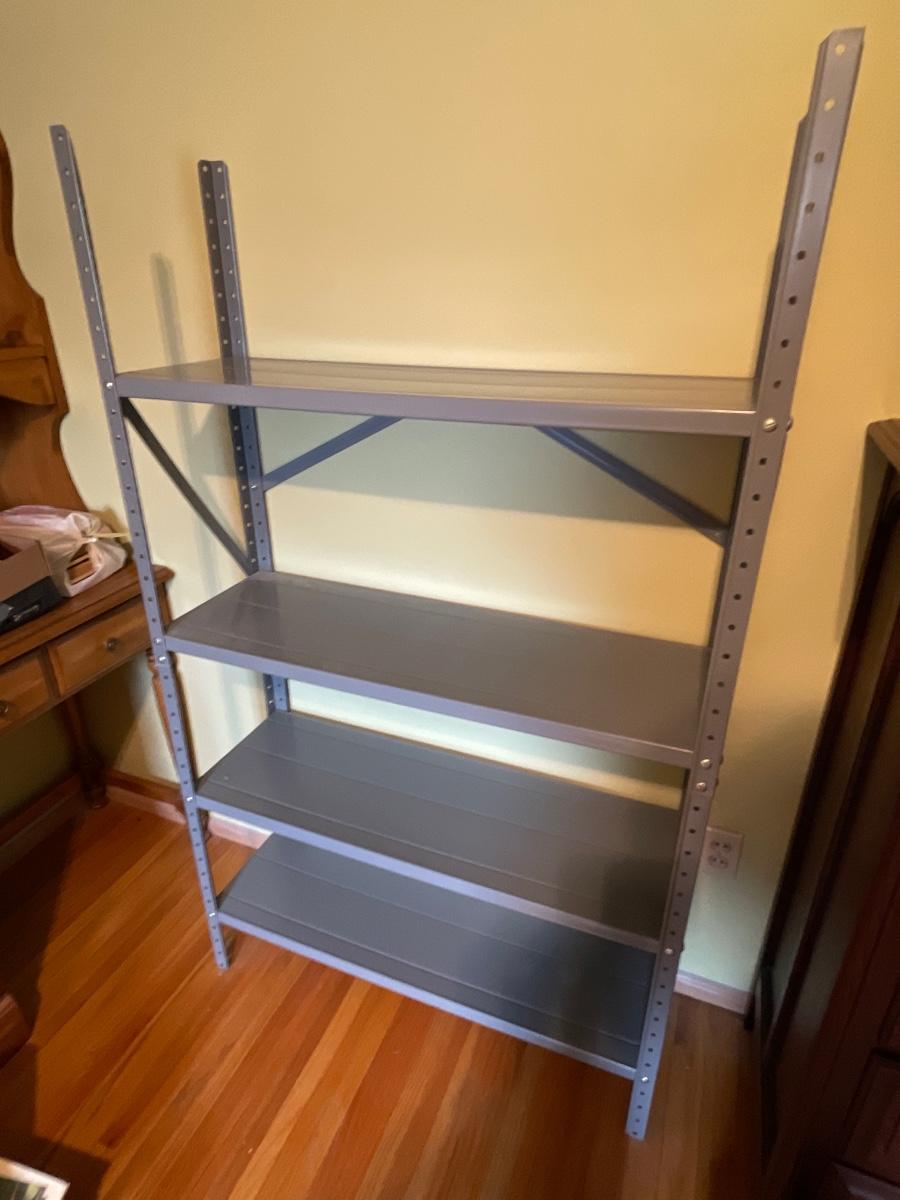 2B9 Metal Shelf EstateSales 2b9-metal-shelf-estatesales