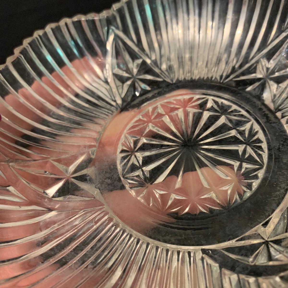 Four Small Sets of Fancy Glass Dishes (KHS)