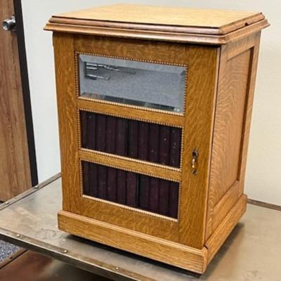 Quartersawn Oak Sewing Cabinet
