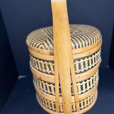 Vintage 3 Tier Japanese Wedding Basket