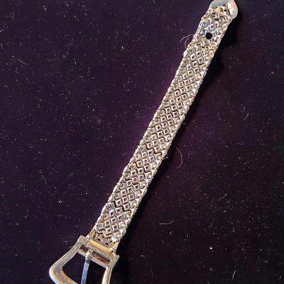 Rhinestone Belt Style Bracelet