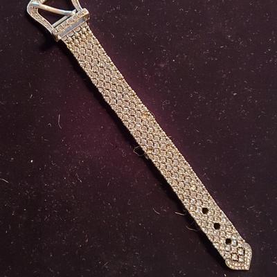 Rhinestone Belt Style Bracelet
