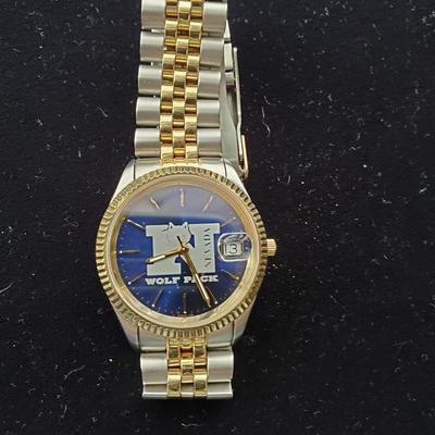 Wolf Pack Stainless Steel Wristwatch
