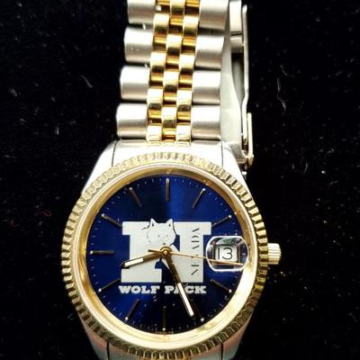 Wolf Pack Stainless Steel Wristwatch