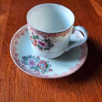 Occupied Japan Demitasse Cup & Saucer