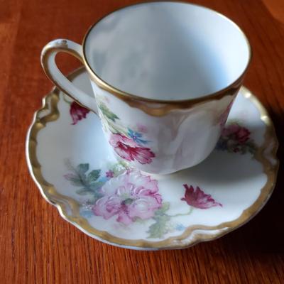 Haviland Limoges Demitasse Cup & Saucer