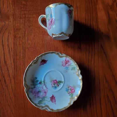 Haviland Limoges Demitasse Cup & Saucer