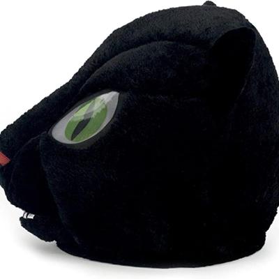 Maskimals Plush Head Halloween Costume, Celebrations, Football Game and Costume Parties (Black Panther)