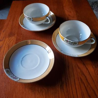 Lusterware Cups & Saucers