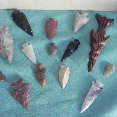 NATIVE AMERICAN ART-ARROWHEADS-CAST IRON COCOBELLA