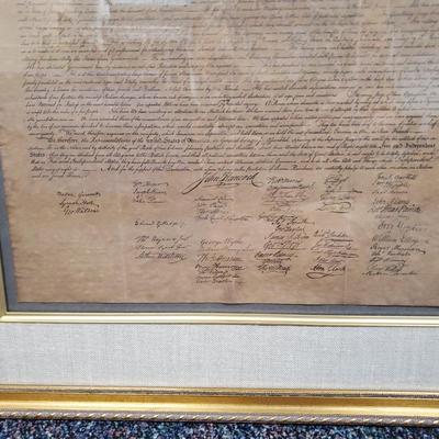 Framed Print - In Congress July 4, 1776