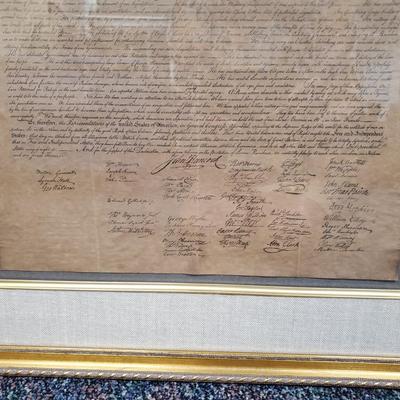 Framed Print - In Congress July 4, 1776