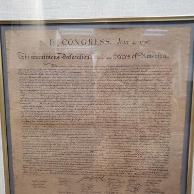 Framed Print - In Congress July 4, 1776