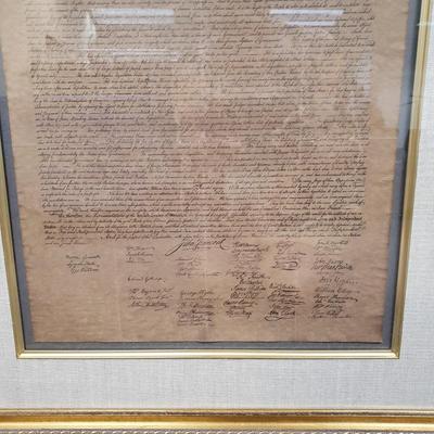 Framed Print - In Congress July 4, 1776