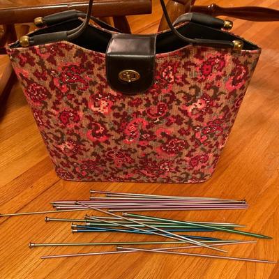 3B20-Single chair, childrenâ€™s rocker, knitting needles, doll, etc