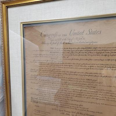 Framed print - Congress of the United States