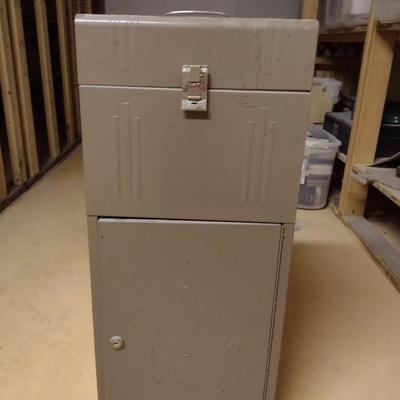 Vintage Metal Document/Storage Box by Acorn- Choice A