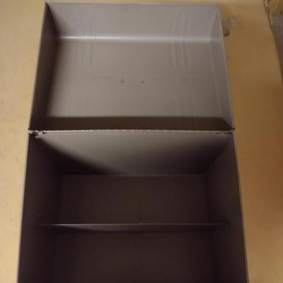 Vintage Metal Document/Storage Box by Acorn- Choice A