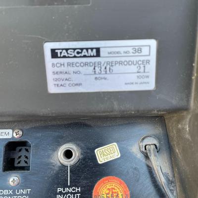 LOT 8  TASCAM 8 CHANNEL RECORDER/REPRODUCER