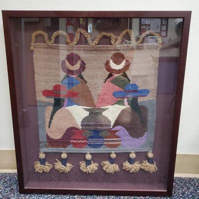 Peruvian Women Framed Weave