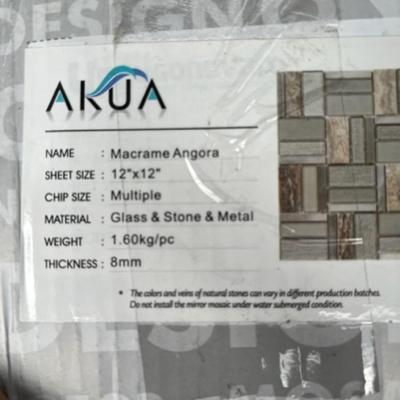 AKUA glass tiles - partial box